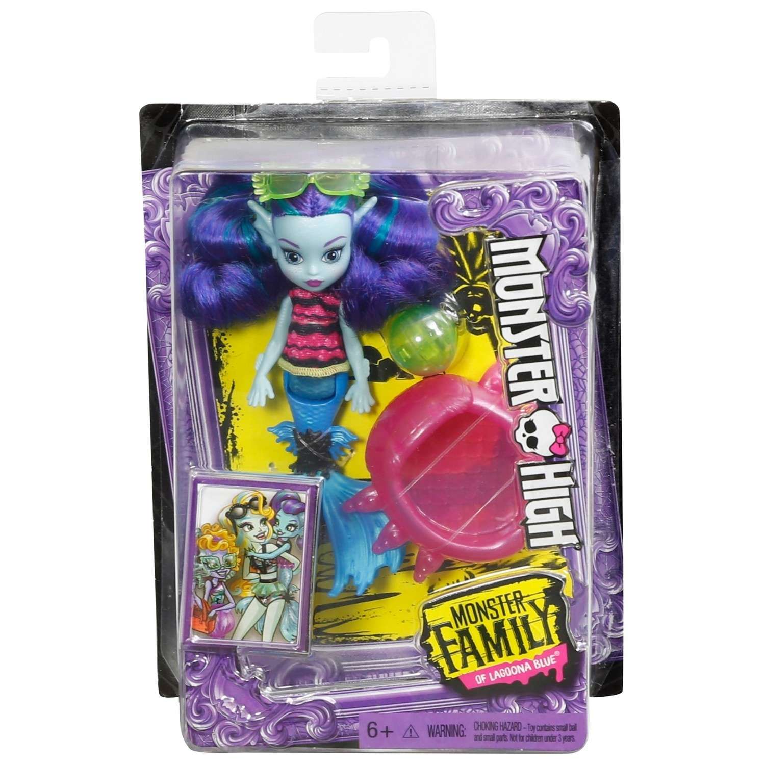 Мини-кукла Monster High монстряшки из серии Семья Монстриков в ассортименте FCV65 - фото 3