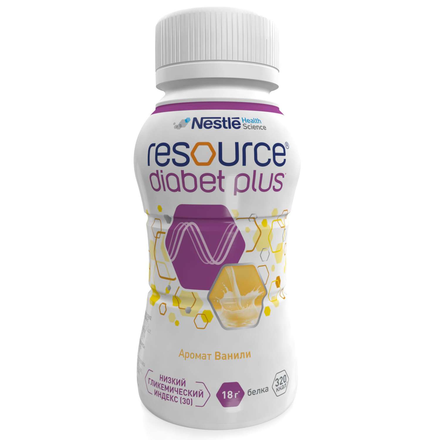 Смесь Nestle Health Science Resource Diabet Plus ваниль 0.2л с 6лет - фото 1