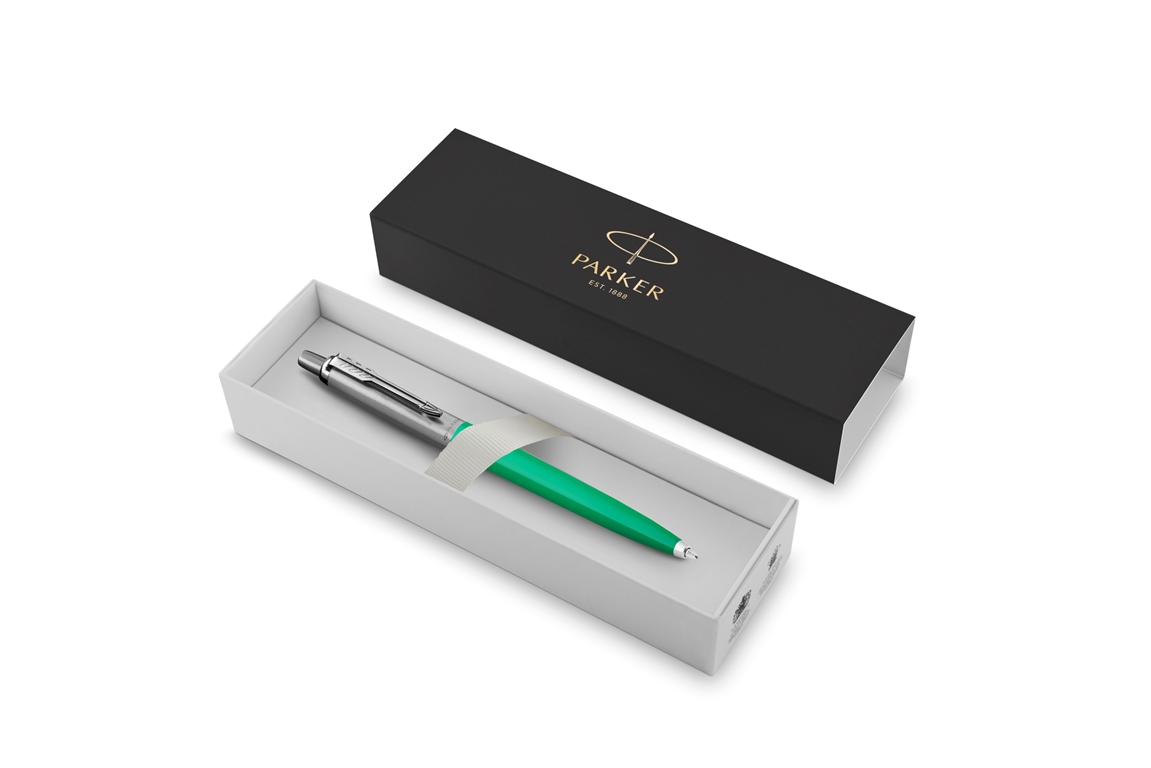 Шариковая ручка PARKER Jotter Original - Green Chrome CT M - фото 4