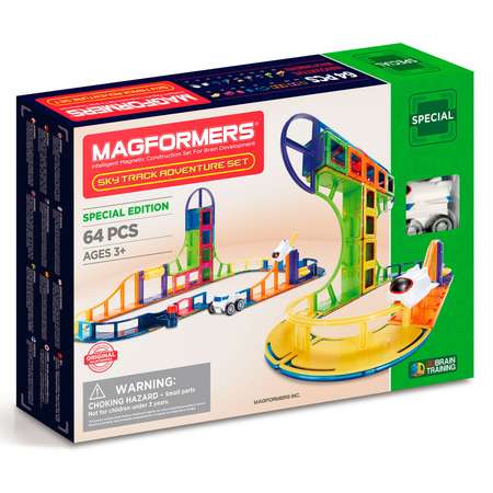 Конструктор магнитный Magformers Sky Track Adventure Set 799012