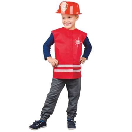 Игровой набор Leader МЧС костюм пожарного 4 предмета