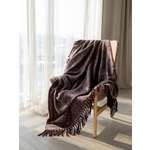 Плед DeNASTIA Scandi Collection 150x200 см 100% акрил темно-фиолетовый T040210