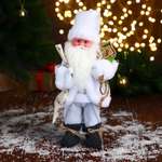 Дед мороз Зимнее волшебство «В белом полушубке с мешком» двигается 29 см
