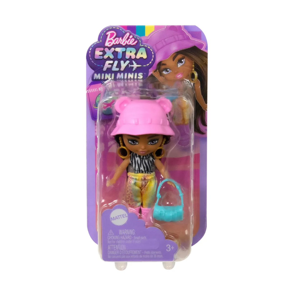 Игровой набор с куклой Barbie Extra Fly Mini Minis Safari HPT57 00-00019142 - фото 1