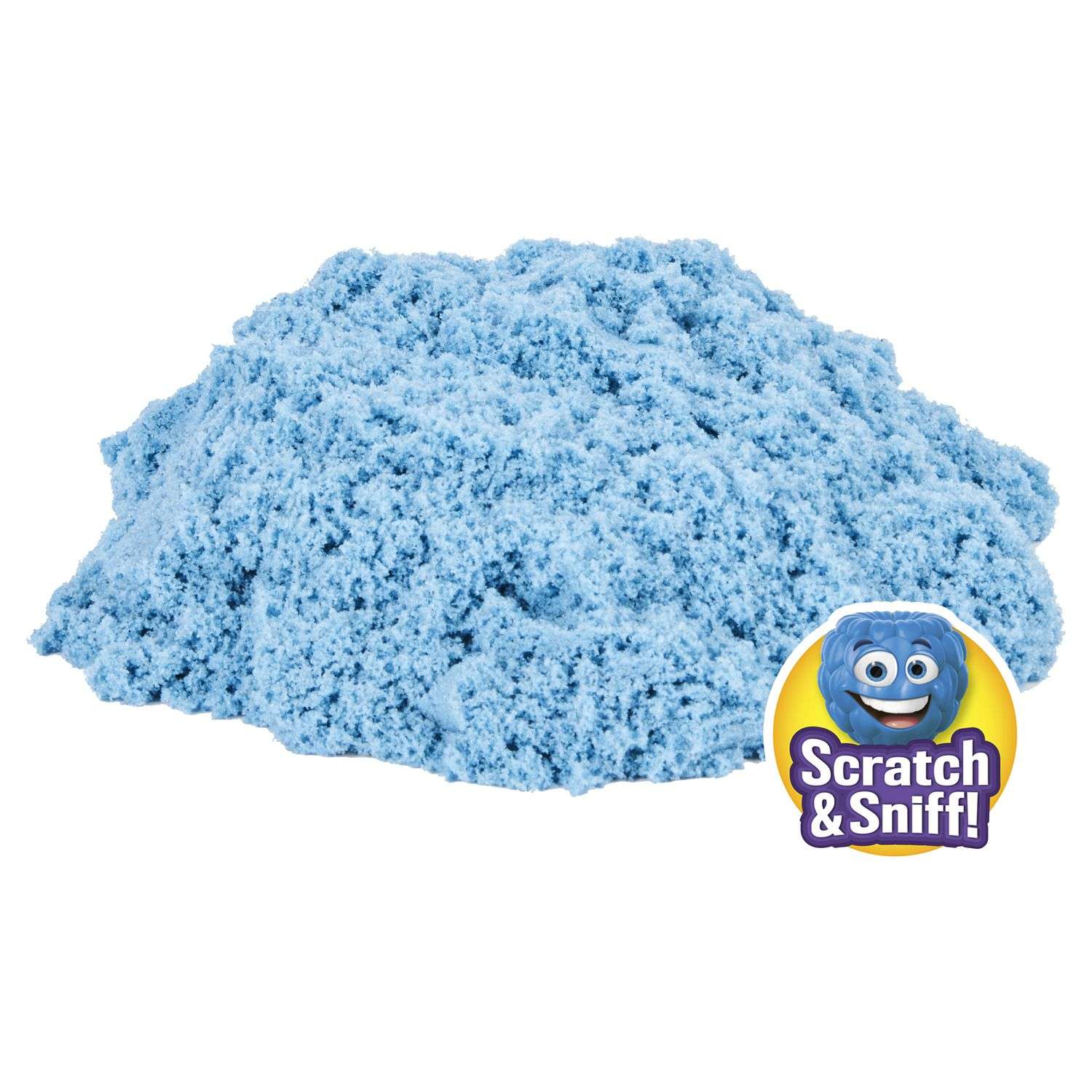 Песок для лепки Kinetic Sand Blue Rasperry ароматизированный 227г 6053900/20124654 - фото 2