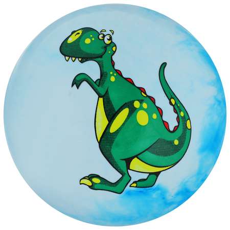 Мяч Zabiaka детский «Динозаврики». d=25 см. 60 г. цвет голубой. рисунок