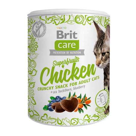 Лакомство для кошек Brit Care Super Fruits Курица 100г