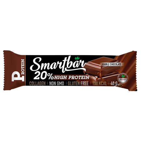 Протеиновые батончики Smartbar Двойной шоколад в темной глазури 7шт х 40 г