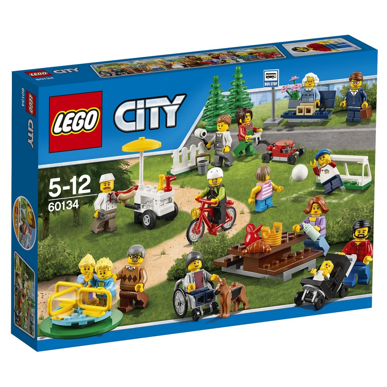 Конструктор LEGO City Town Праздник в парке — жители LEGO City (60134)  купить по цене 2999 ₽ в интернет-магазине Детский мир