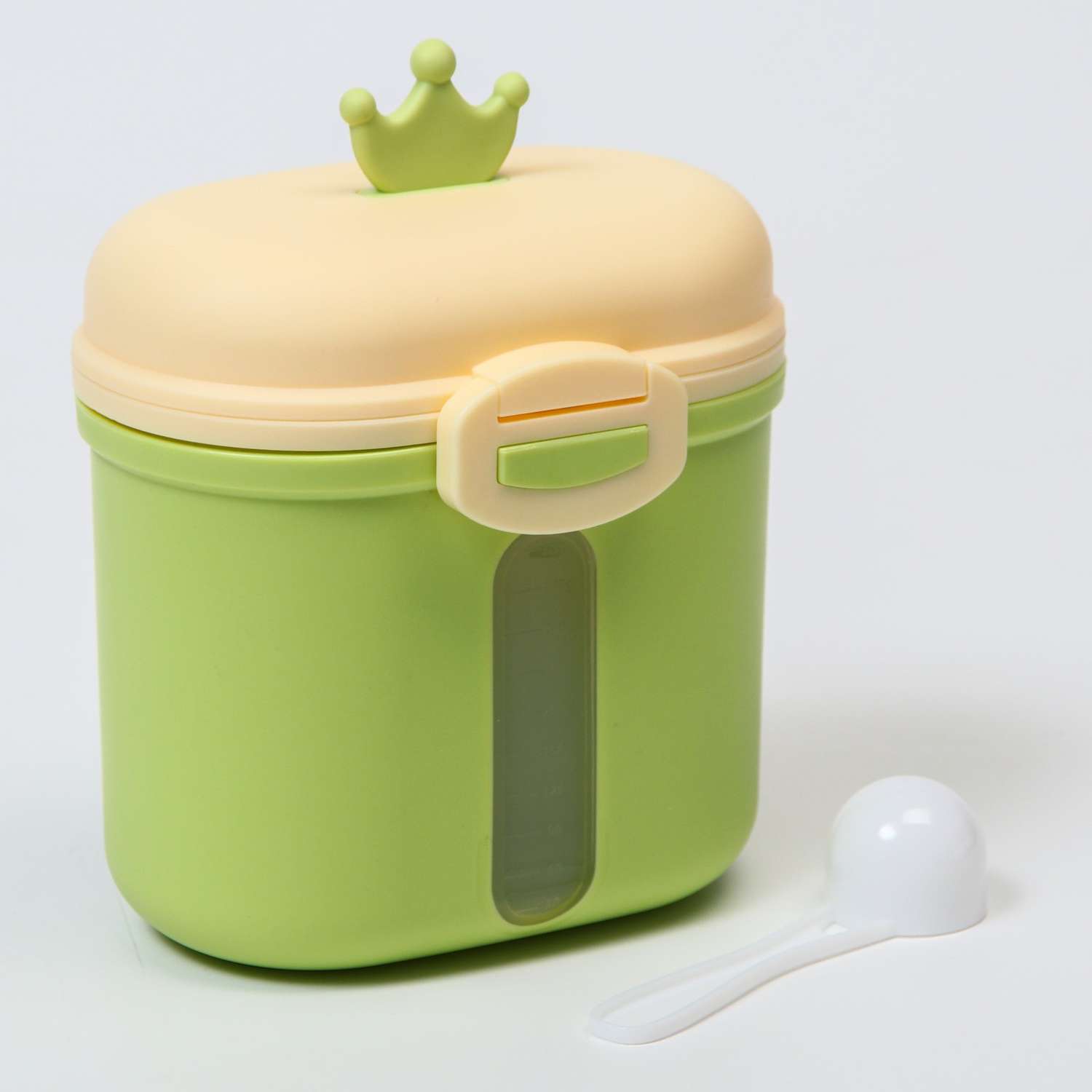 Контейнер Mum and Baby для хранения детского питания «Корона» 360 гр цвет зеленый - фото 6