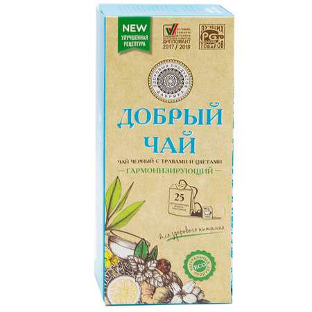 Чай Фабрика Здоровых Продуктов Добрый с травами 1.5г*25пакетиков