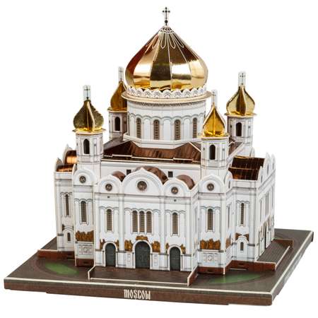Сборная модель Умная бумага Города в миниатюре Храм Христа Спасителя 532