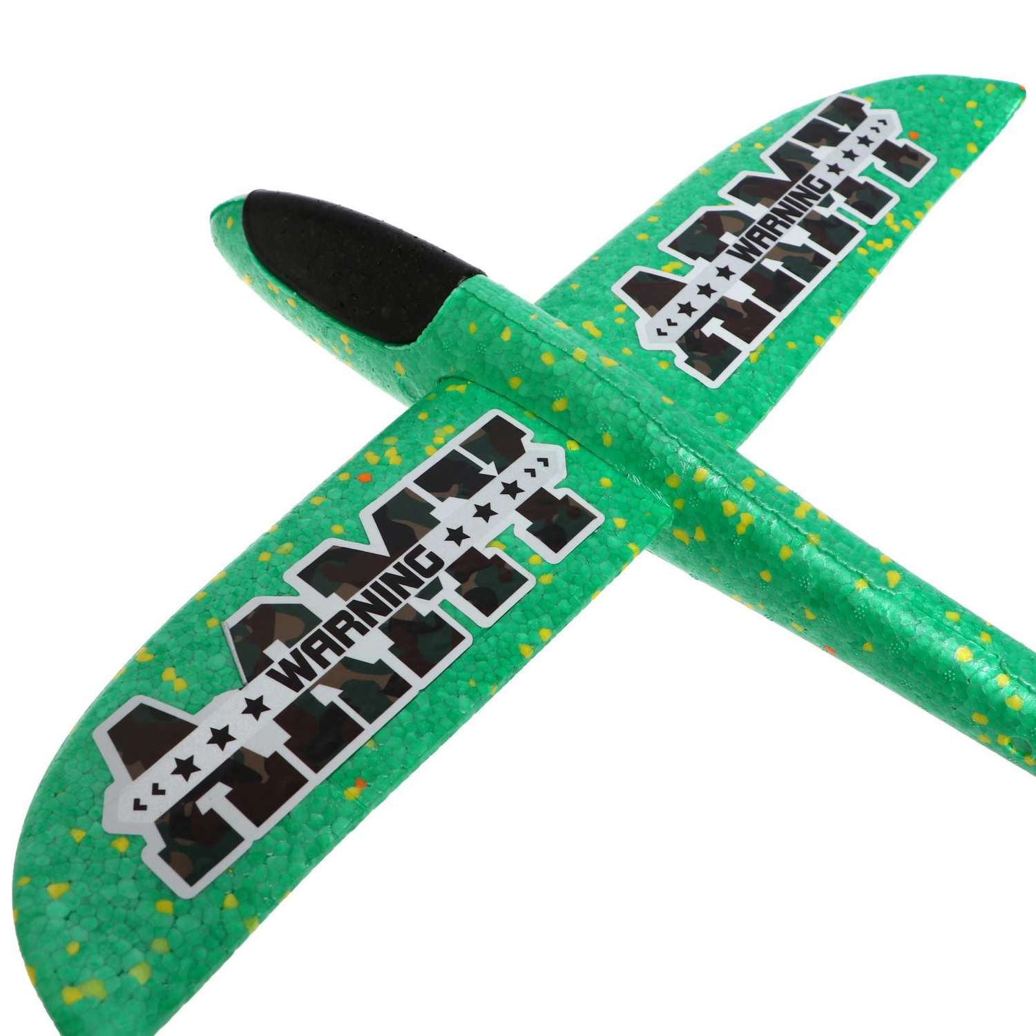 Планер Funny Toys Самолёт Army зелёный - фото 3