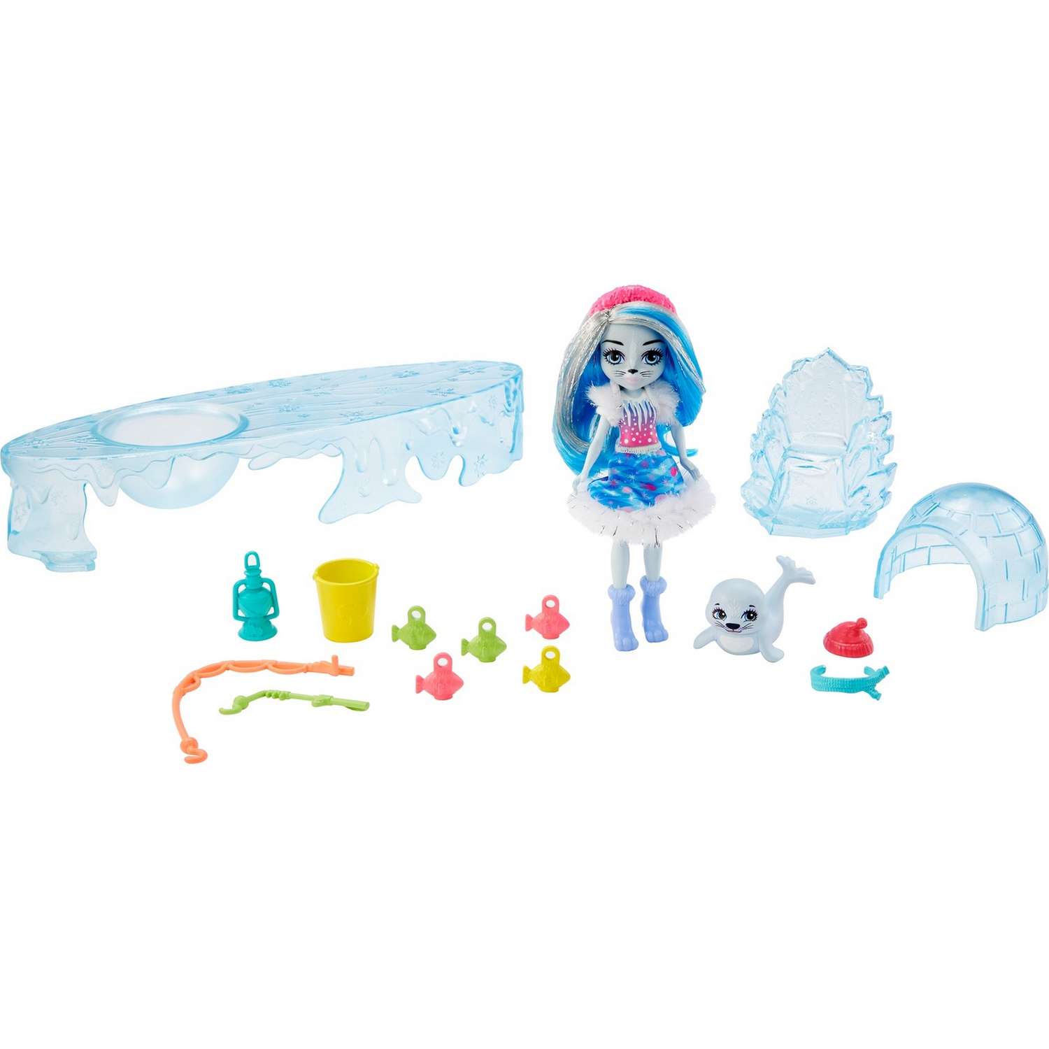 Набор игровой Enchantimals Снежная долина Рыбалка на льду GJX48 GJX48 - фото 3