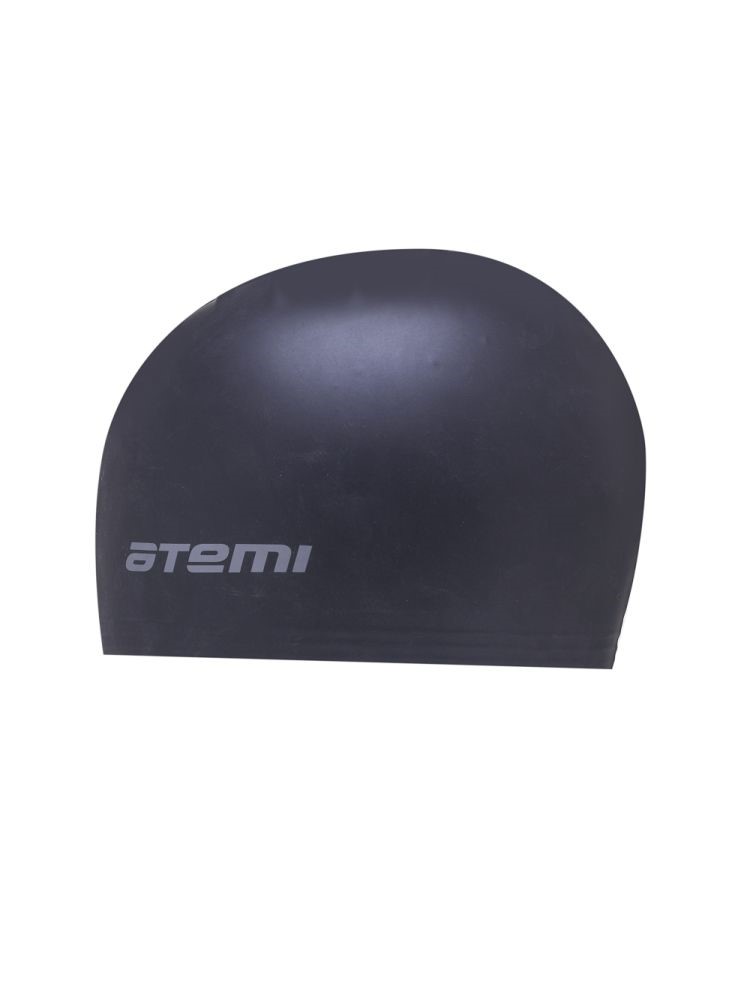 Шапочка для плавания TC409 Atemi тонкий силикон объём 56 - 67см цвет черный - фото 2