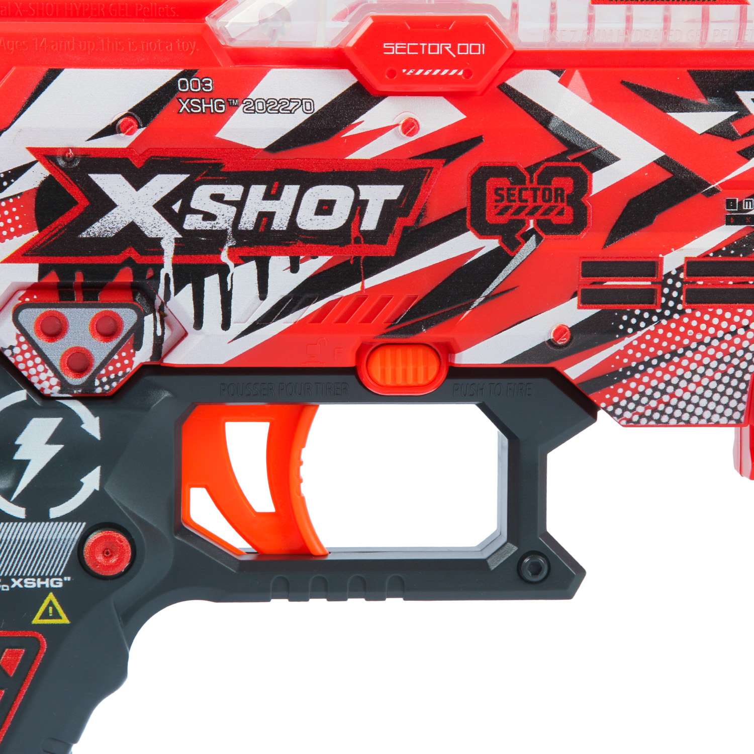 Бластер XSHOT Hyper Gel + гелевые шарики 3000шт 36728 - фото 17