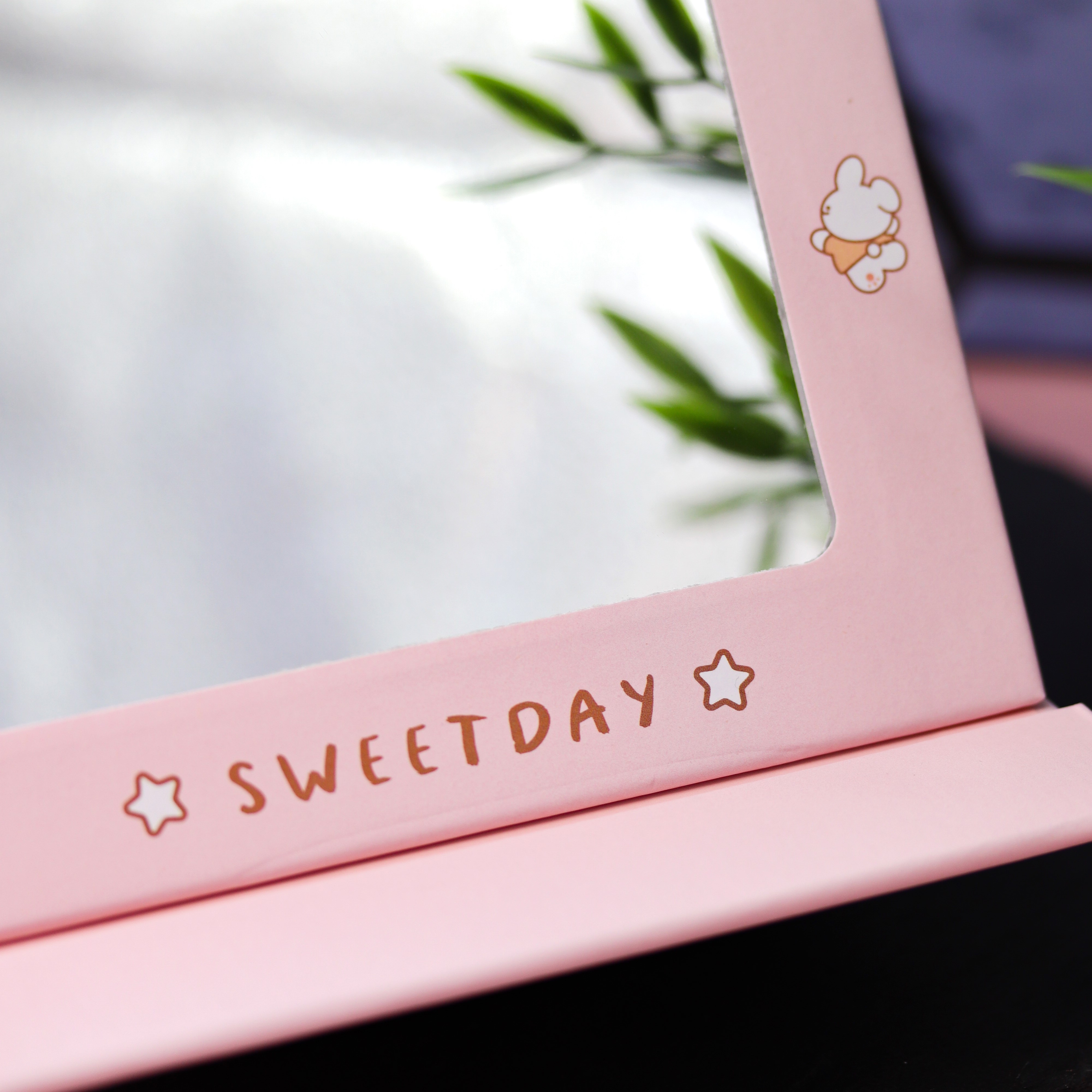 Зеркало настольное для макияжа iLikeGift Sweetday pink - фото 5