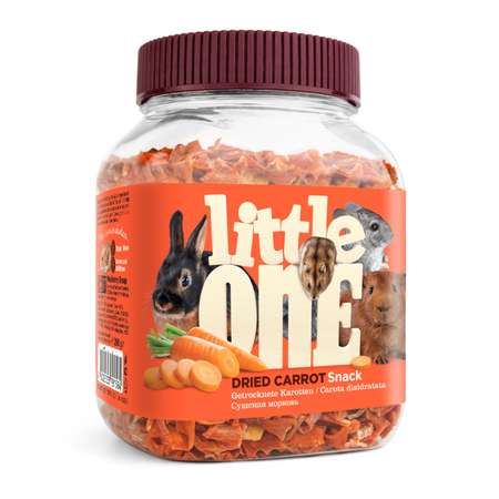 Лакомство для грызунов Little One с сушеной морковью 200г