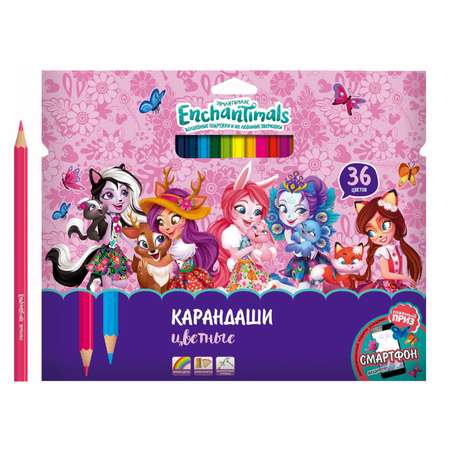 Карандаши цветные Barbie Ench 36 цветов 0706279