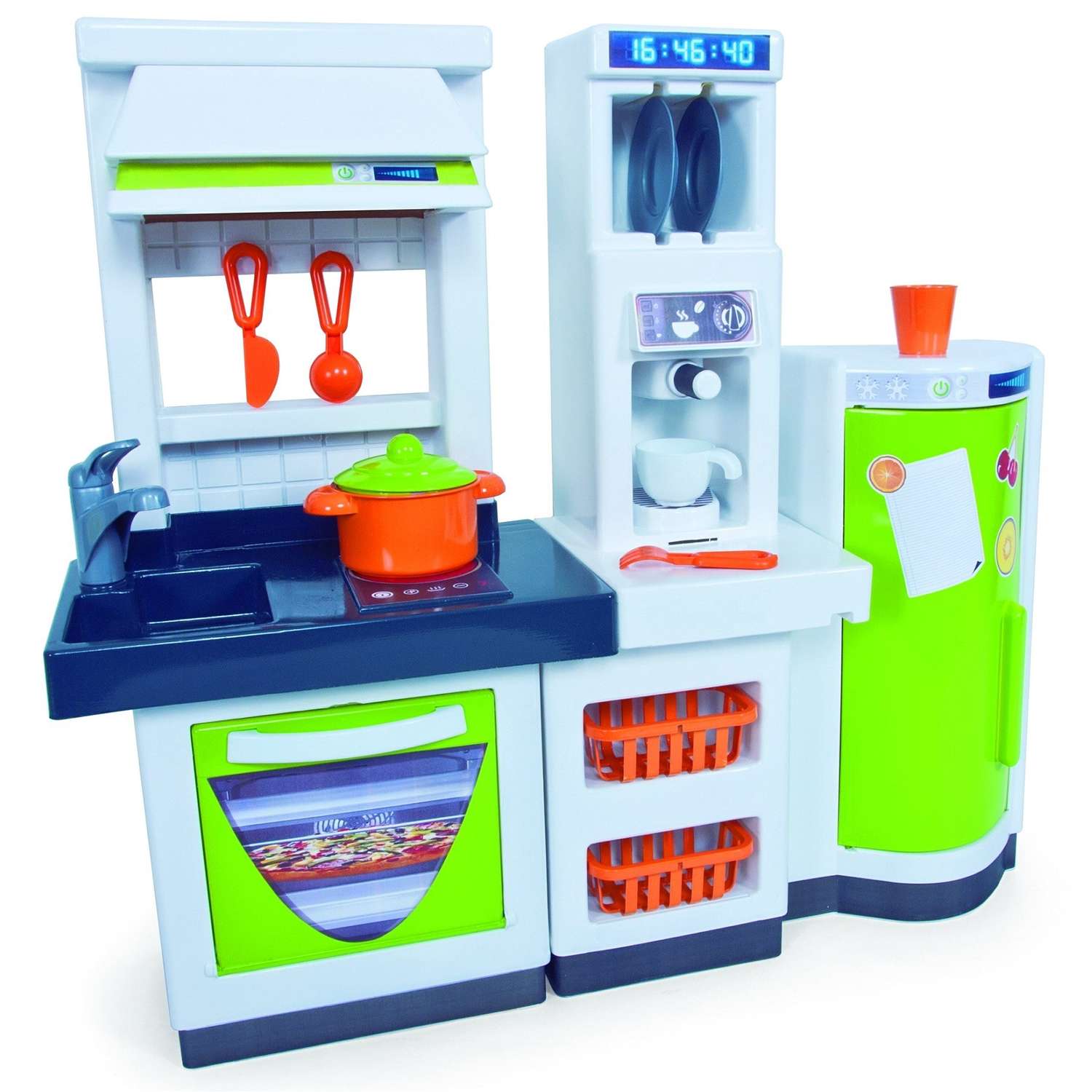 Игровой набор Palau Toys Модульная кухня с холодильником и набором Хозяюшки - фото 1
