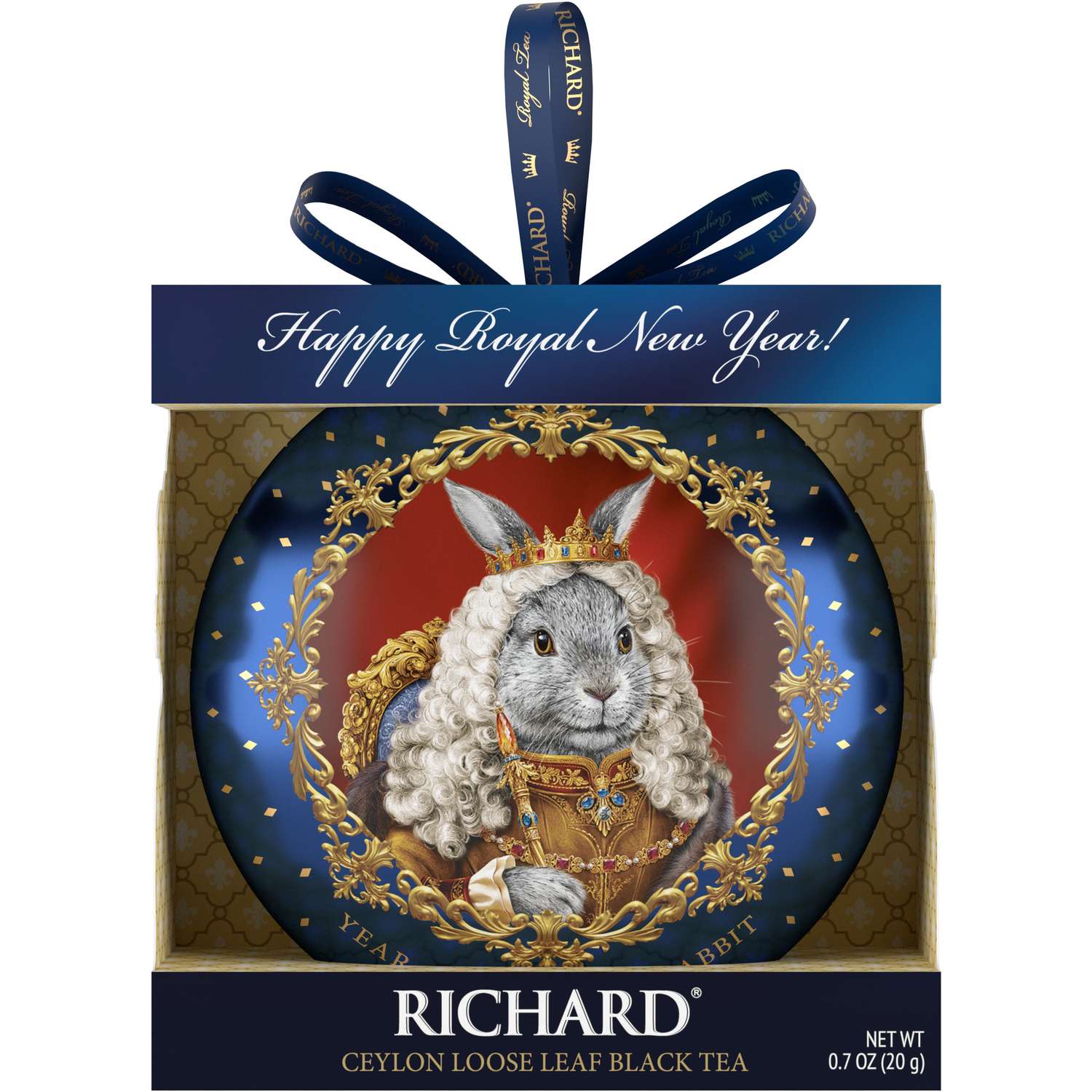 Чай черный крупнолистовой Richard Year of the Royal Rabbit с символом нового года король 20 гр - фото 1