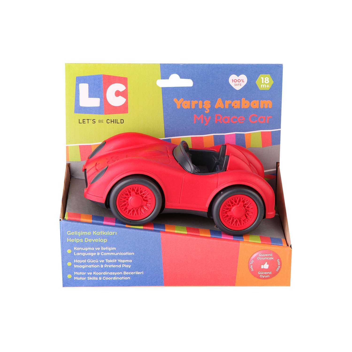 Гоночный автомобиль Let s Be Child Машинка цвет красный LC-30782-KR - фото 3