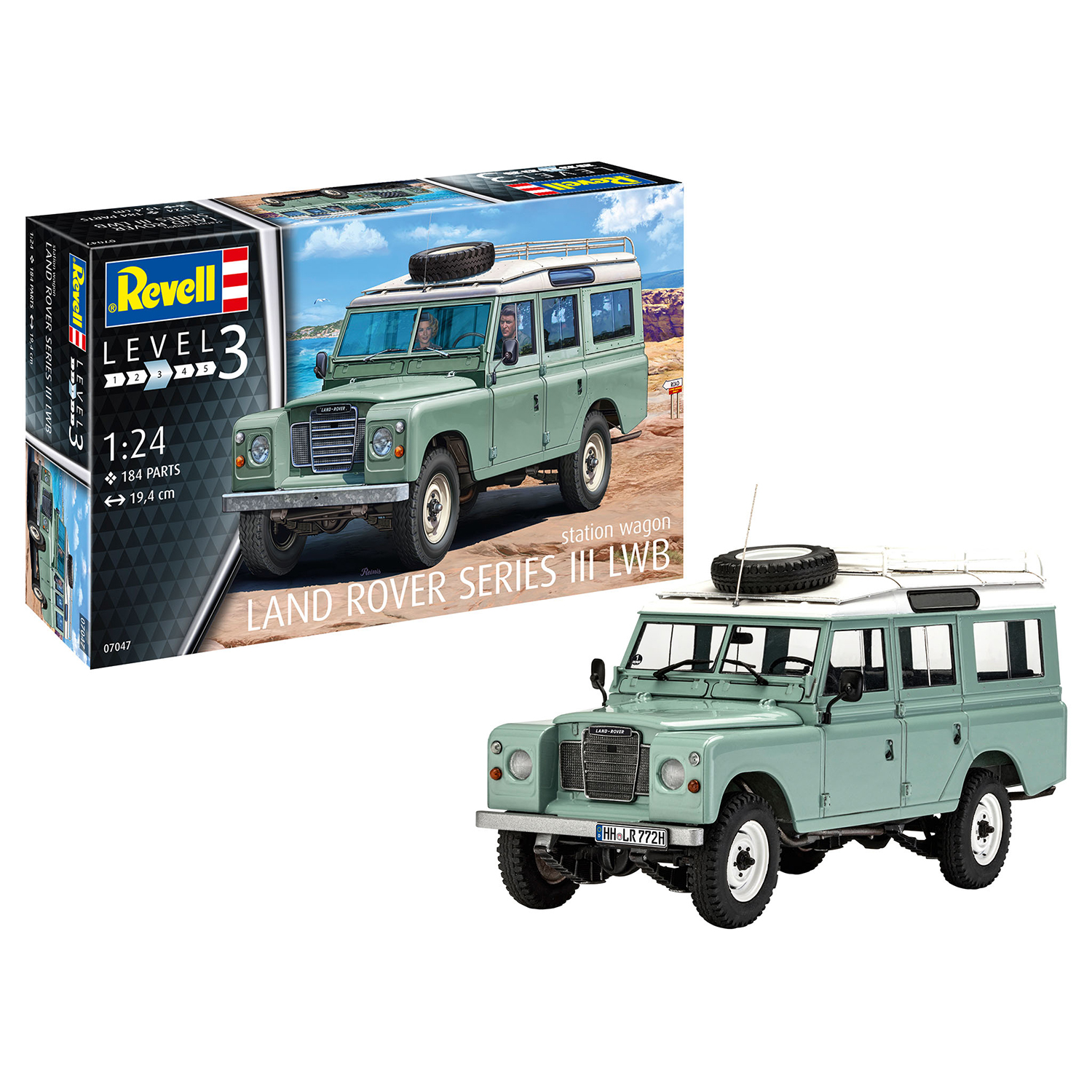 Сборная модель Revell Автомобиль Land Rover Series III 07047 - фото 1