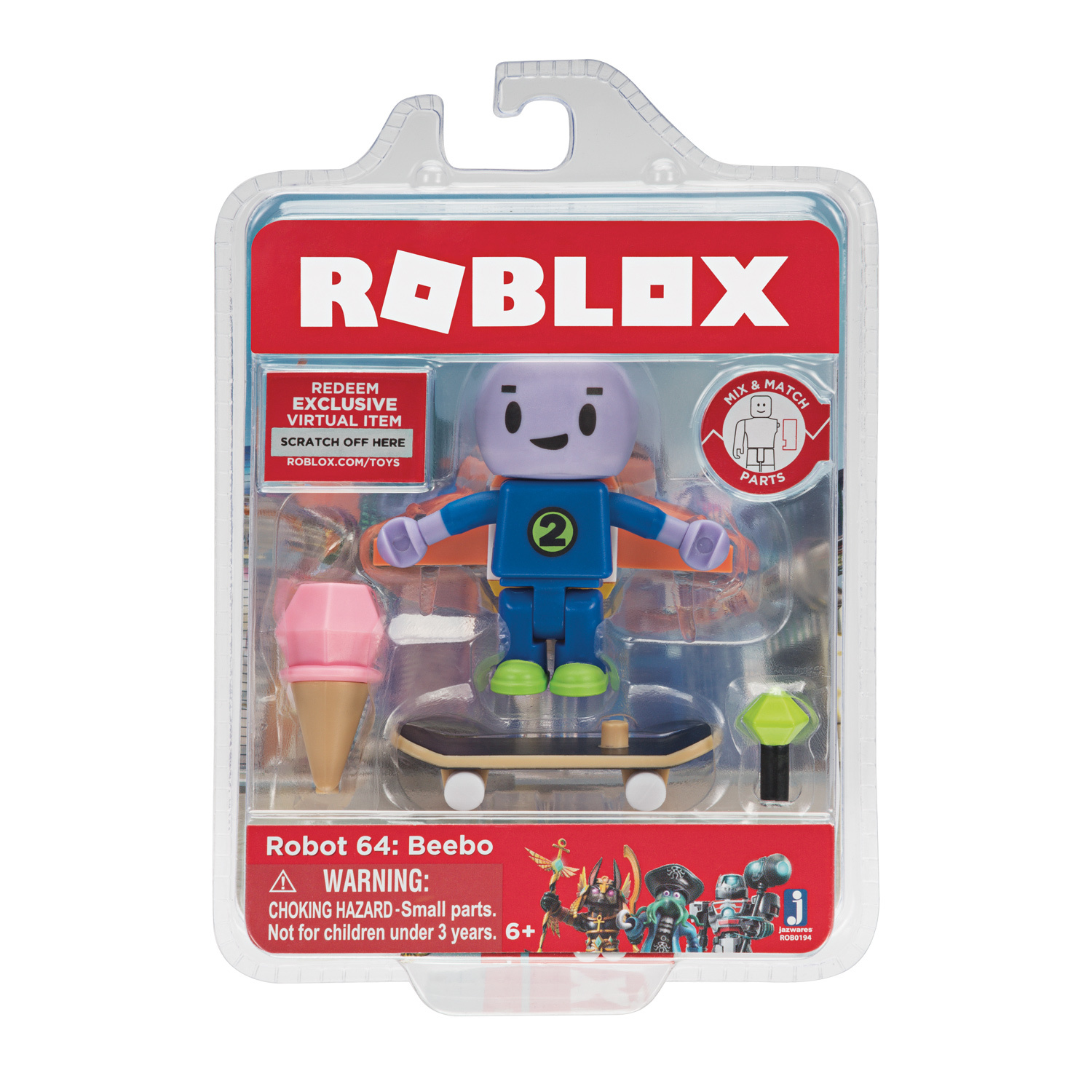 Фигурка ROBLOX Робот 64 Беебо ROB0194 купить по цене 499 ₽ в  интернет-магазине Детский мир