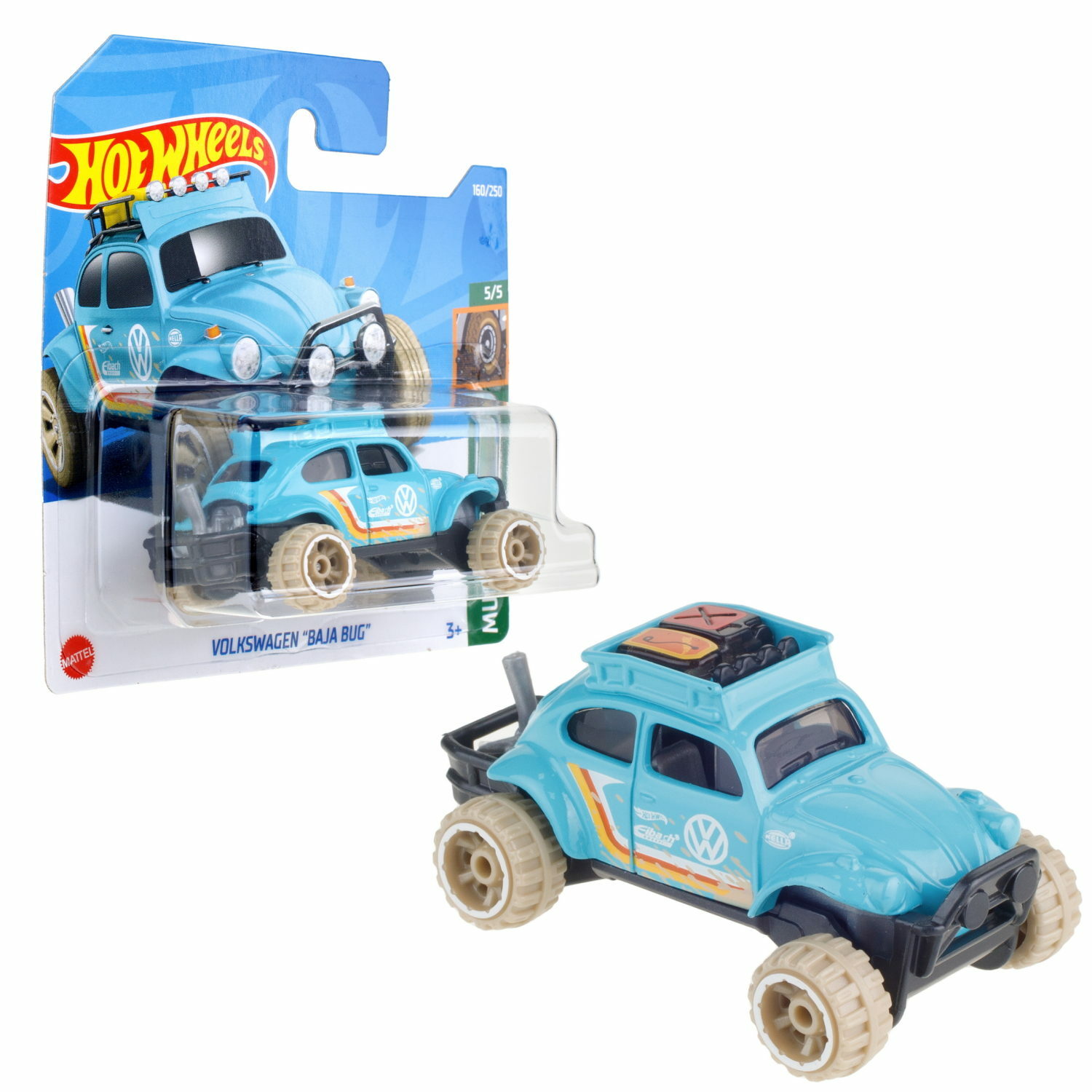 Автомобиль Hot Wheels Volkswagen без механизмов 5785-54 - фото 1