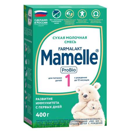 Смесь сухая молочная Mamelle Pro Bio 1 адаптированная от 0 400г