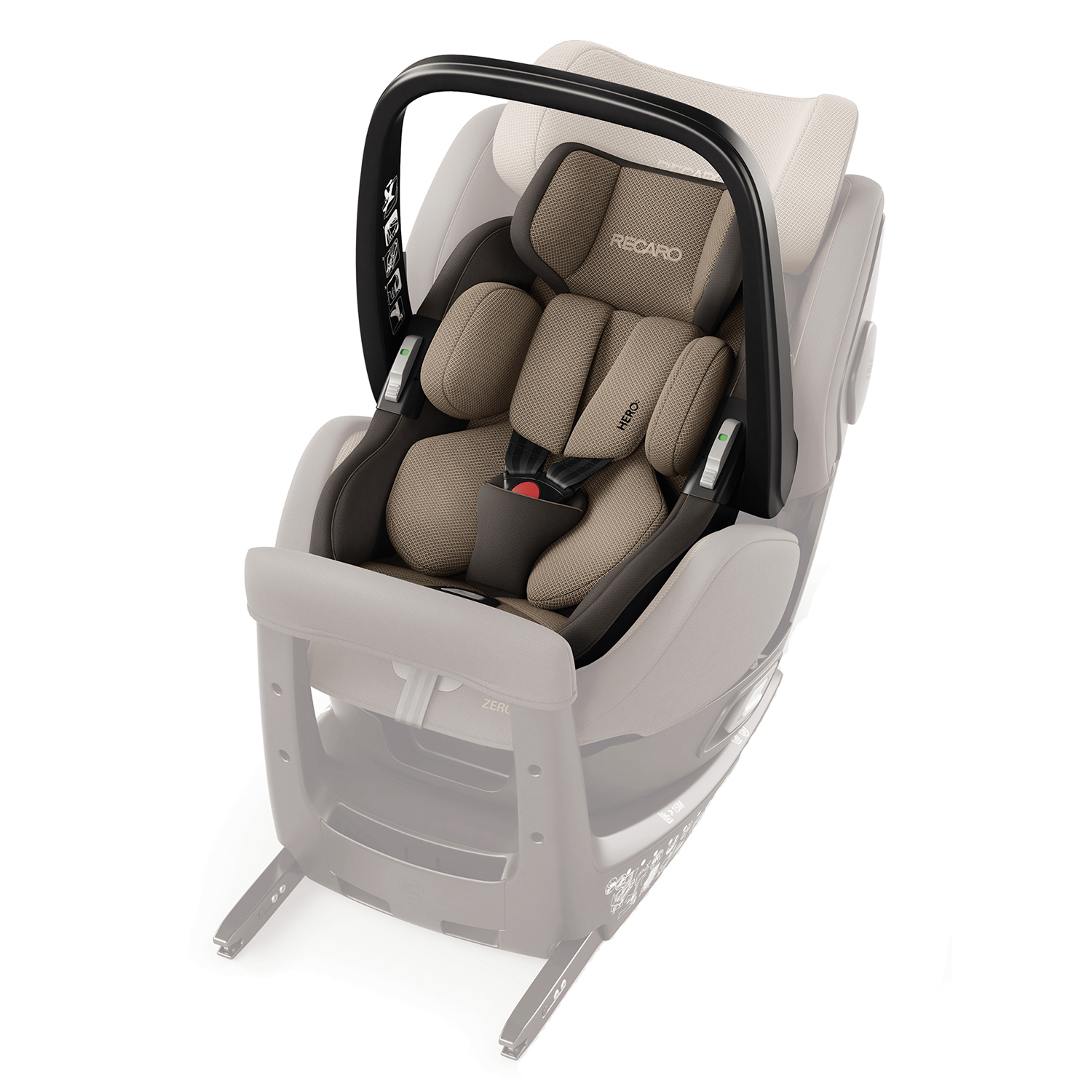 Автокресло Recaro Zero 1 Elite R129 Dakar Sand - фото 4