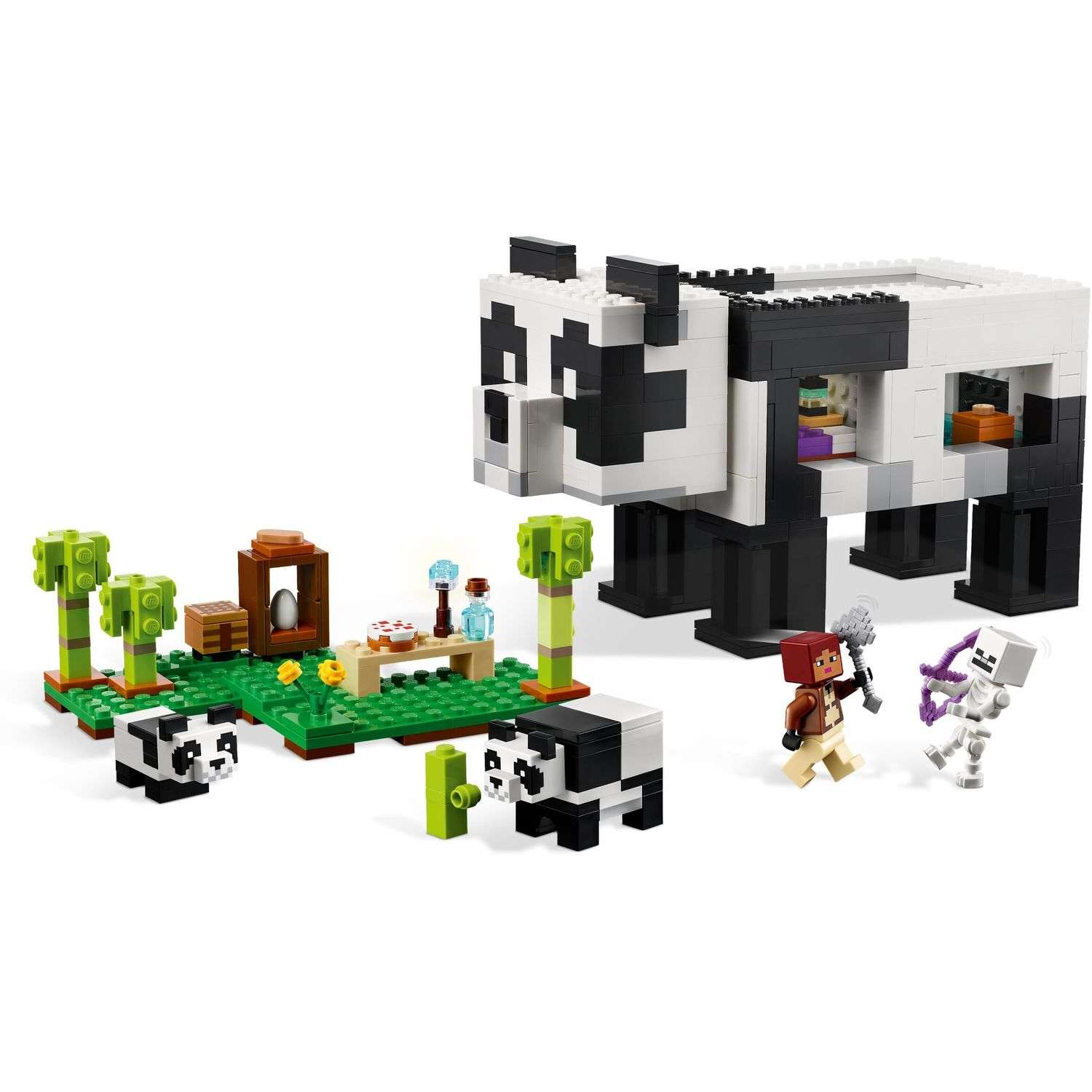 Конструктор LEGO Minecraft Дом панды 21245 - фото 3