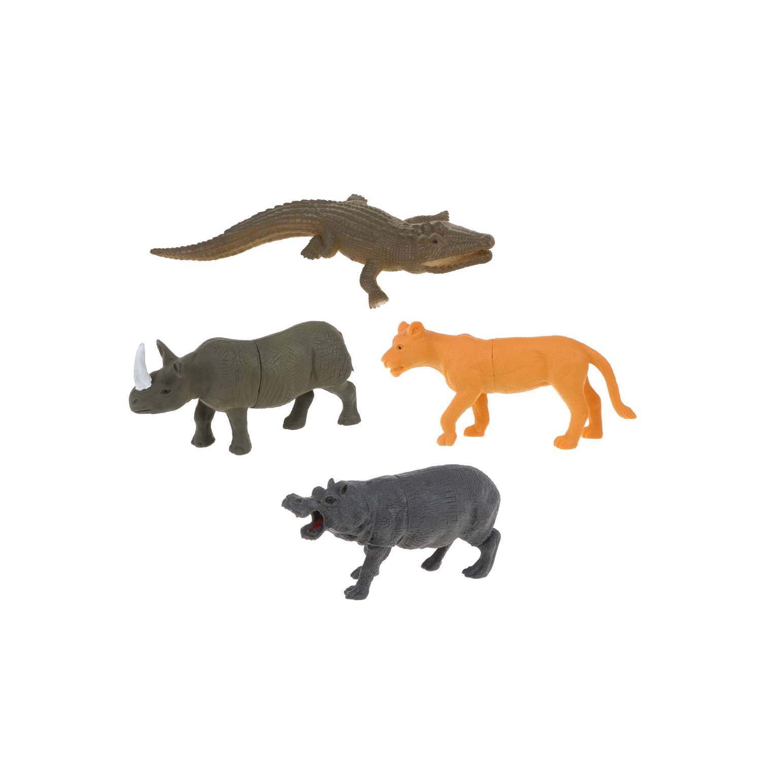 Фигурки животных Диких Наша Игрушка набор игровой для развития и познания 9 см 8 шт - фото 4