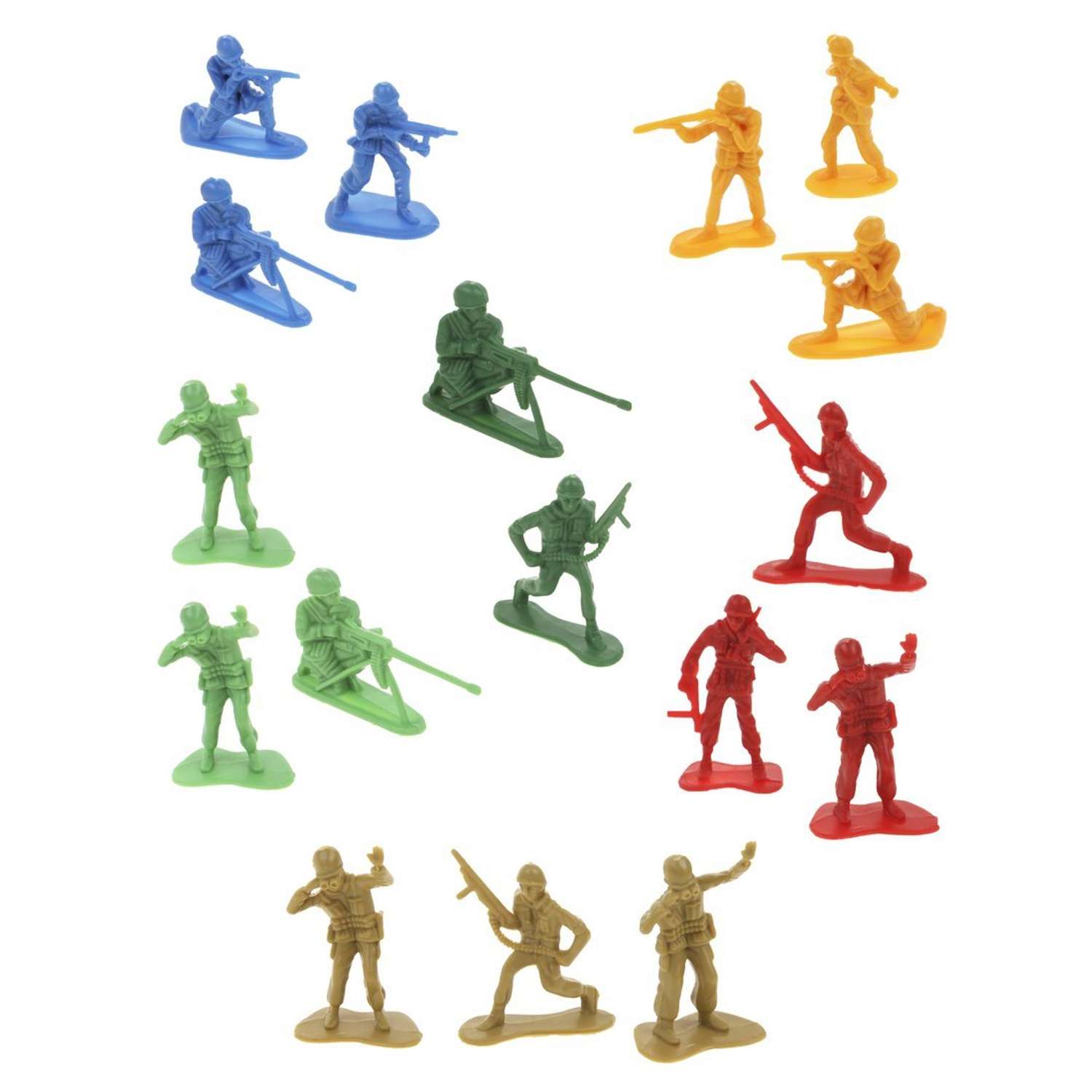 Набор игровой Военный Наша Игрушка солдатики 25 предметов - фото 2