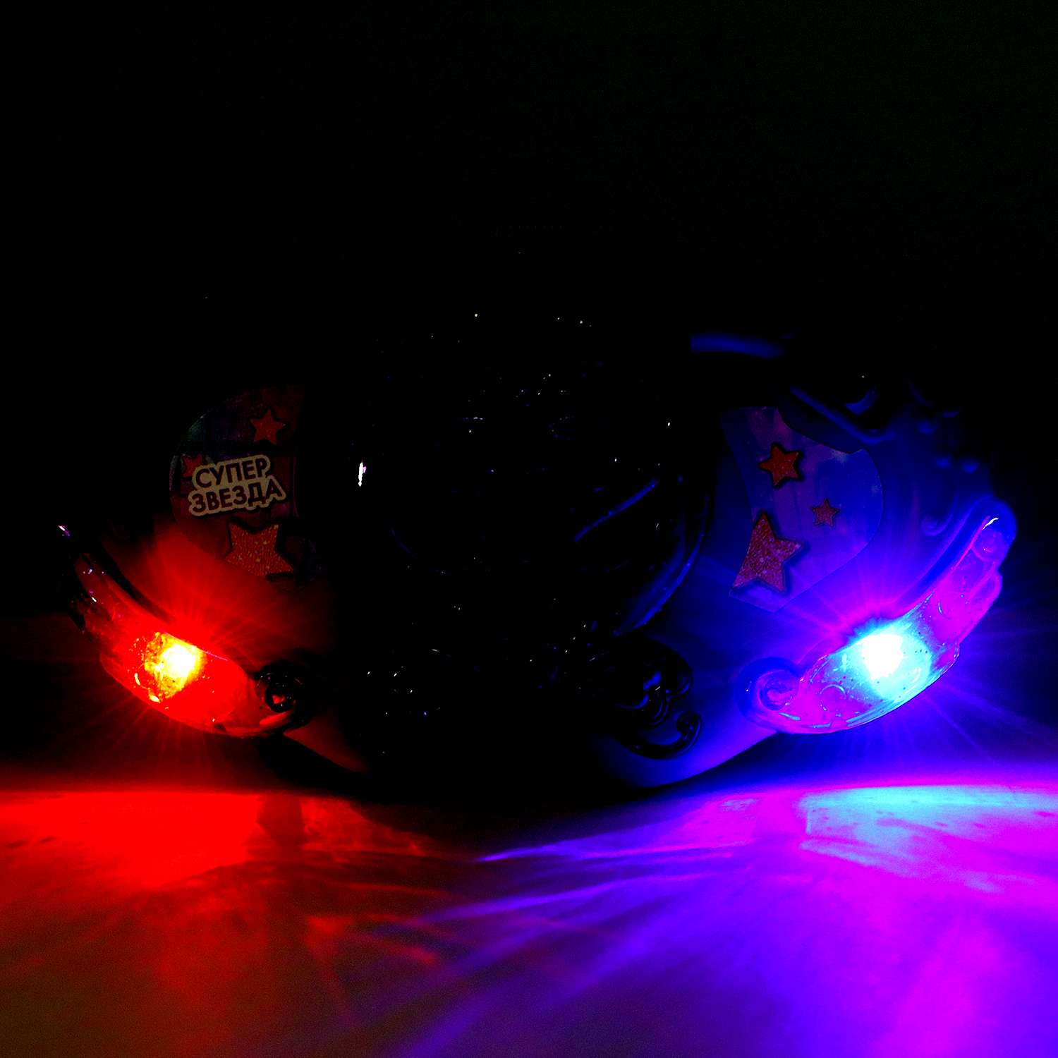 Музыкальнй микрофон Sima-Land с колонкой звук свет цвет фиолетовый - фото 8