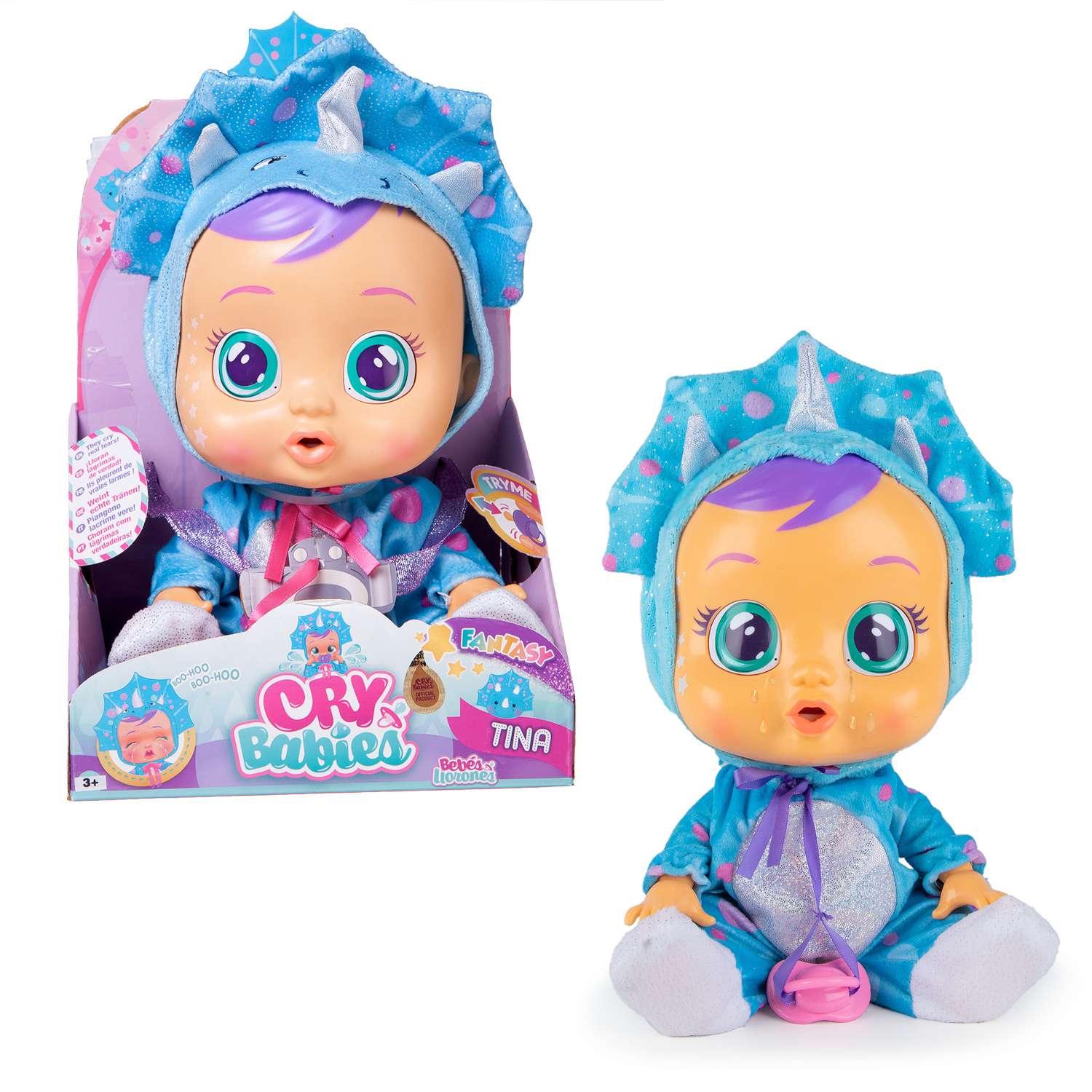 Кукла IMC Toys Плачущий младенец Tina 31 см 93225-IN - фото 2