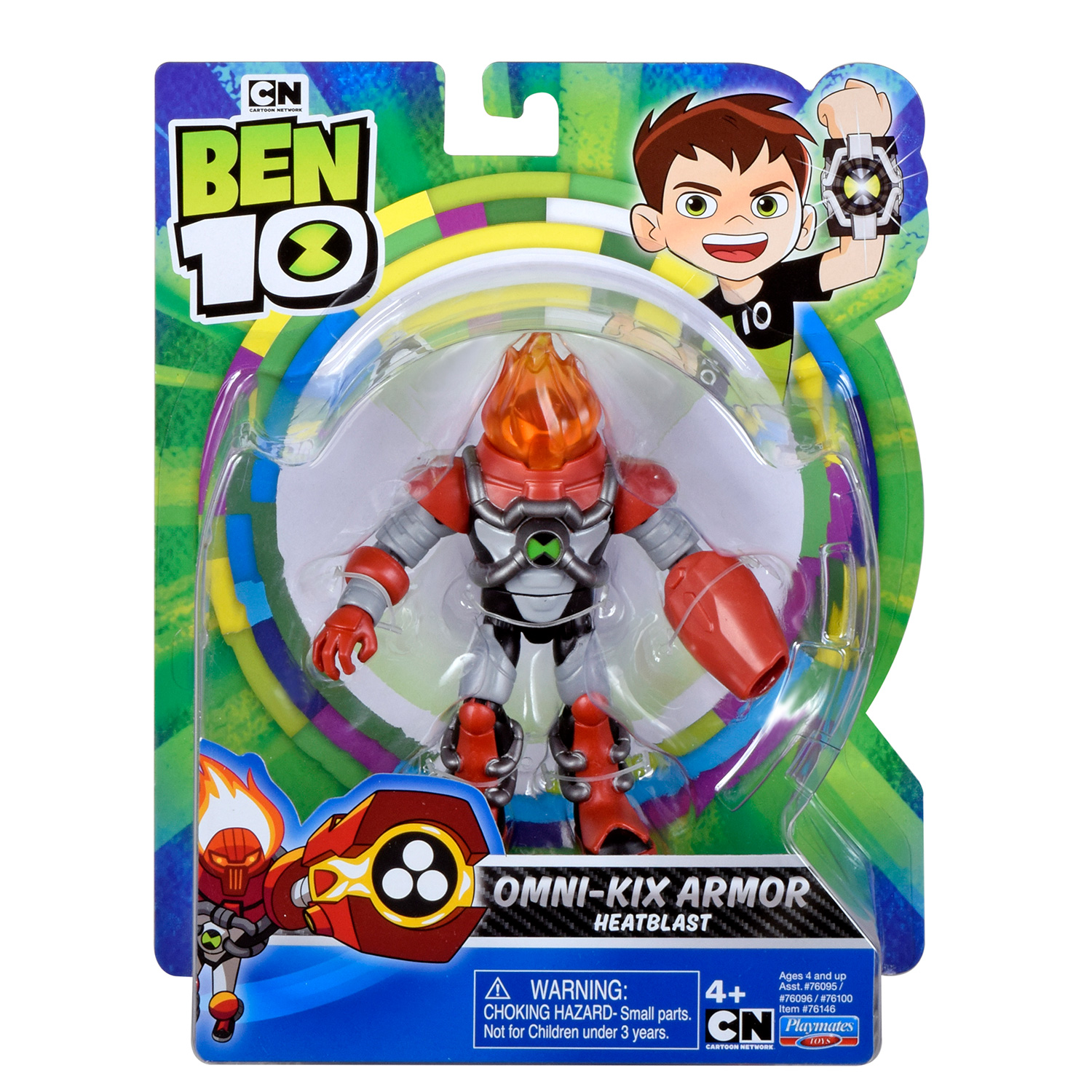 Фигурка Ben10 Бронированный Человек-огонь 76146 - фото 2