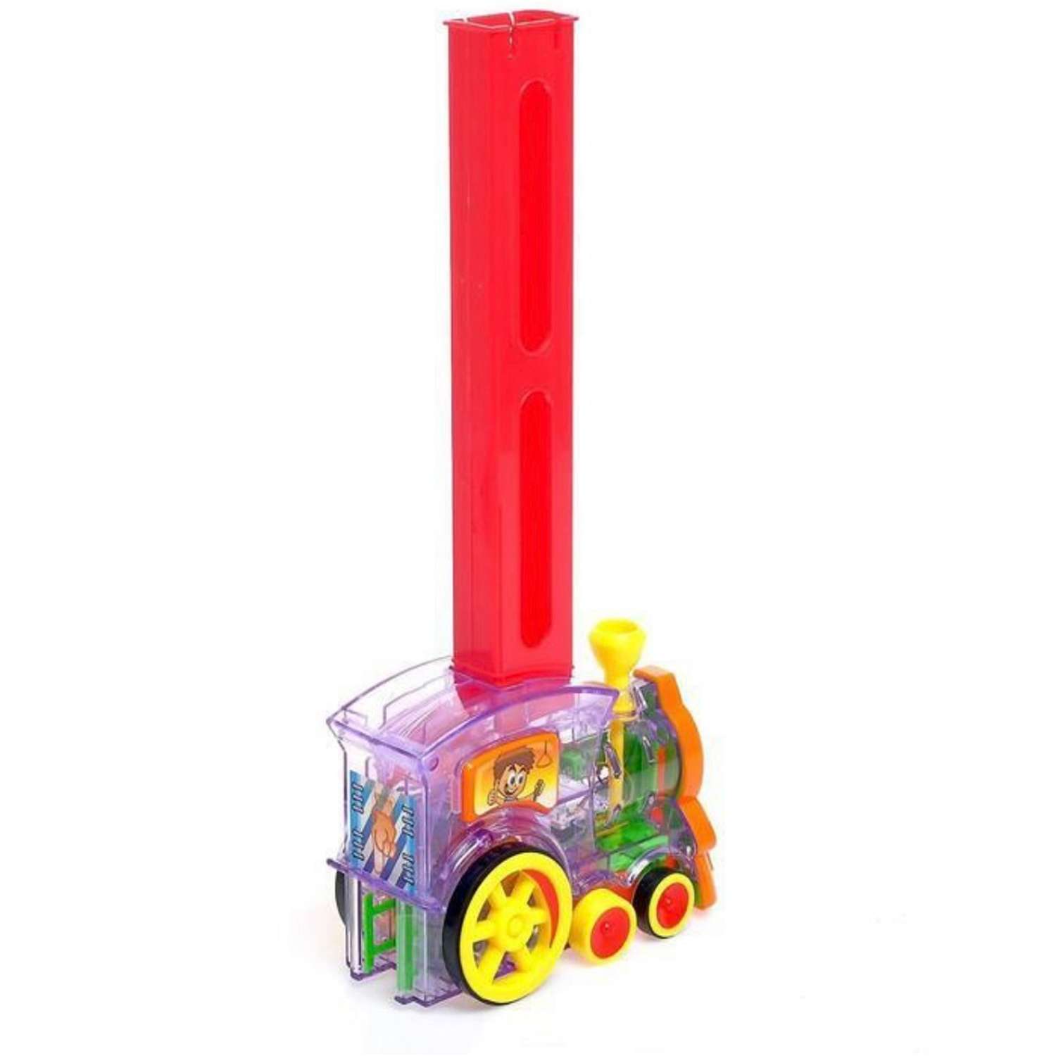 игрушки для малышей Panawealth International Паровозик- домино со световыми и звуковыми эффектами. - фото 3