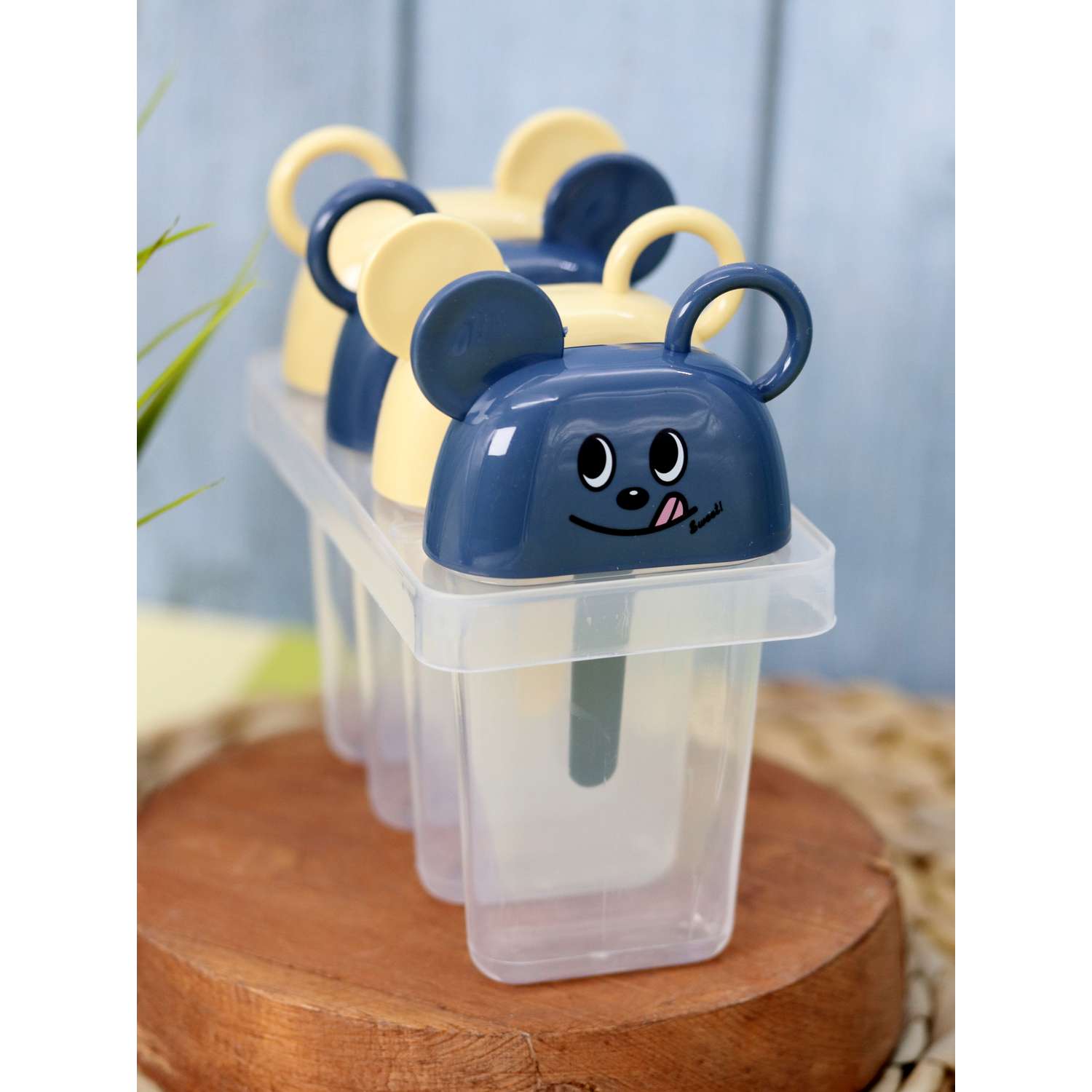 Формочки для мороженого iLikeGift Mouse yellow-blue - фото 4