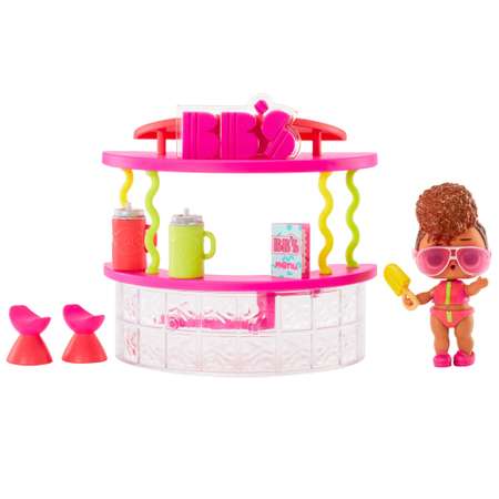 Кукла L.O.L. Surprise! Furniture Playset Smoothie Bar and Rip Tide 580249EUC