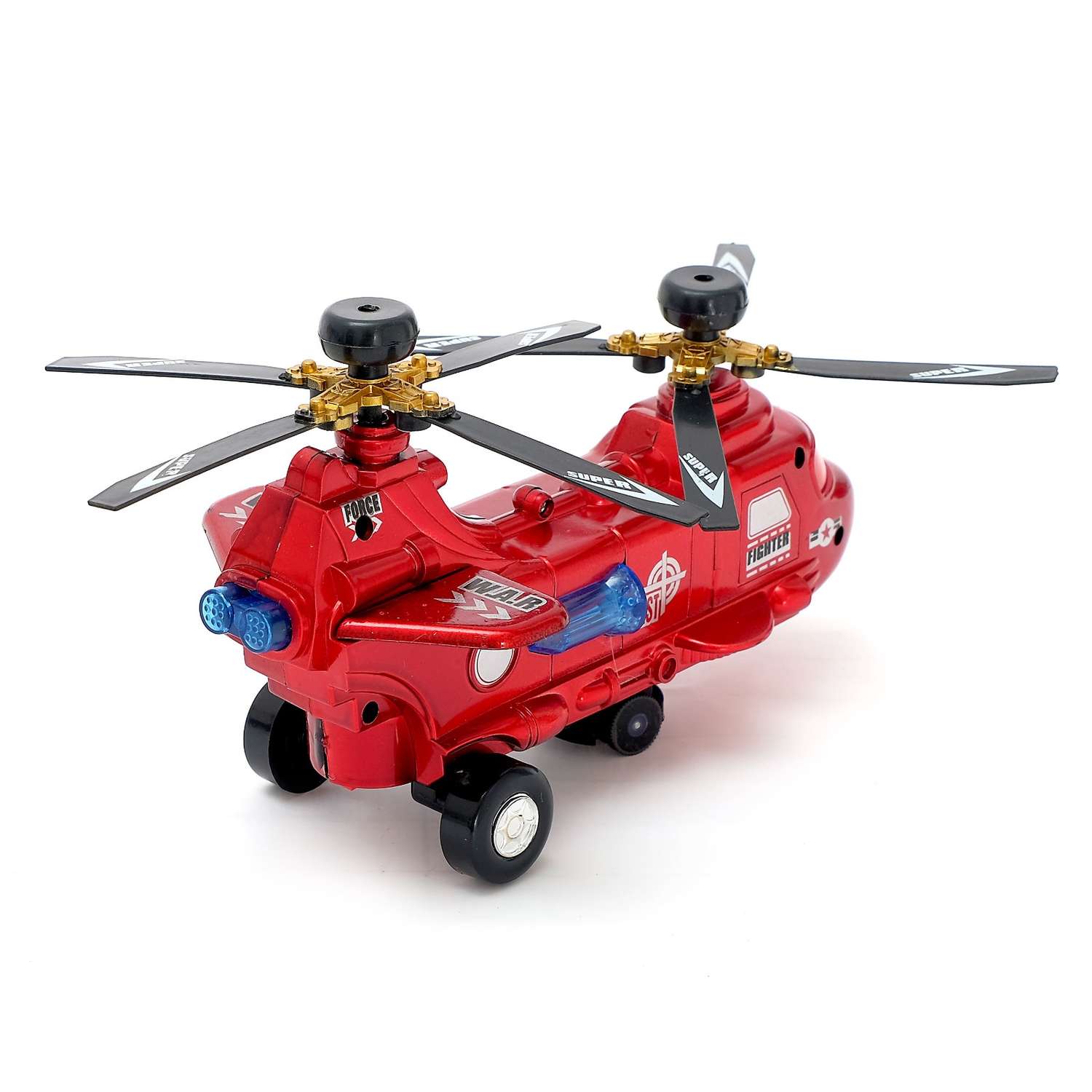 Игрушка Sima-Land Вертолёт пассажирский на батарейках 4424337 - фото 3