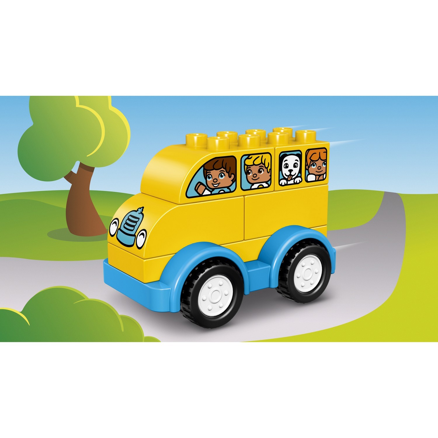 Конструктор LEGO DUPLO Мой первый автобус блочный - фото 4