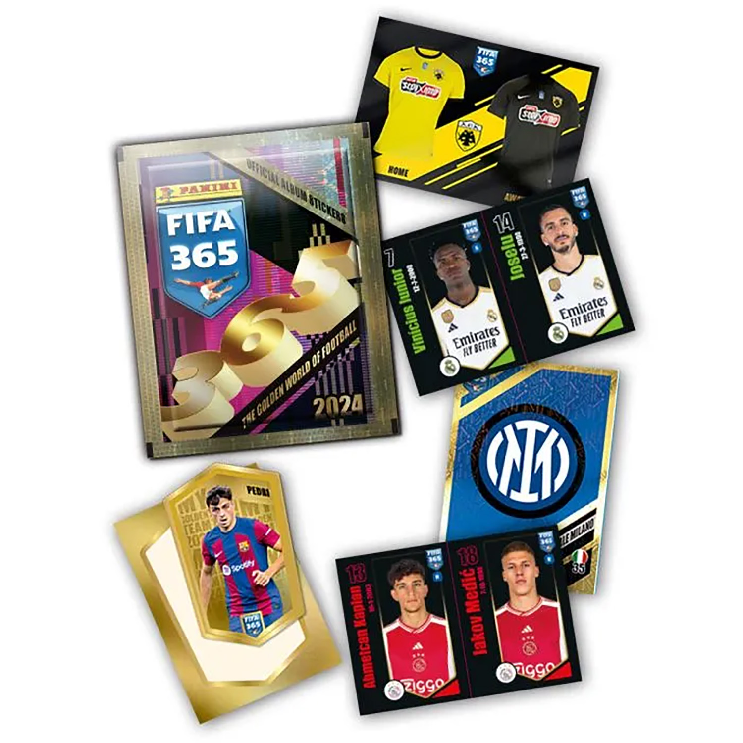 Бокс с наклейками Panini FIFA 365 2024 50 пакетиков в наборе - фото 5