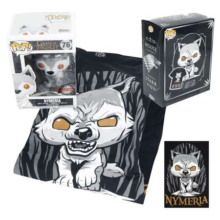 Набор фигурка+футболка Funko POP and Tee: GOT: Nymeria размер-L