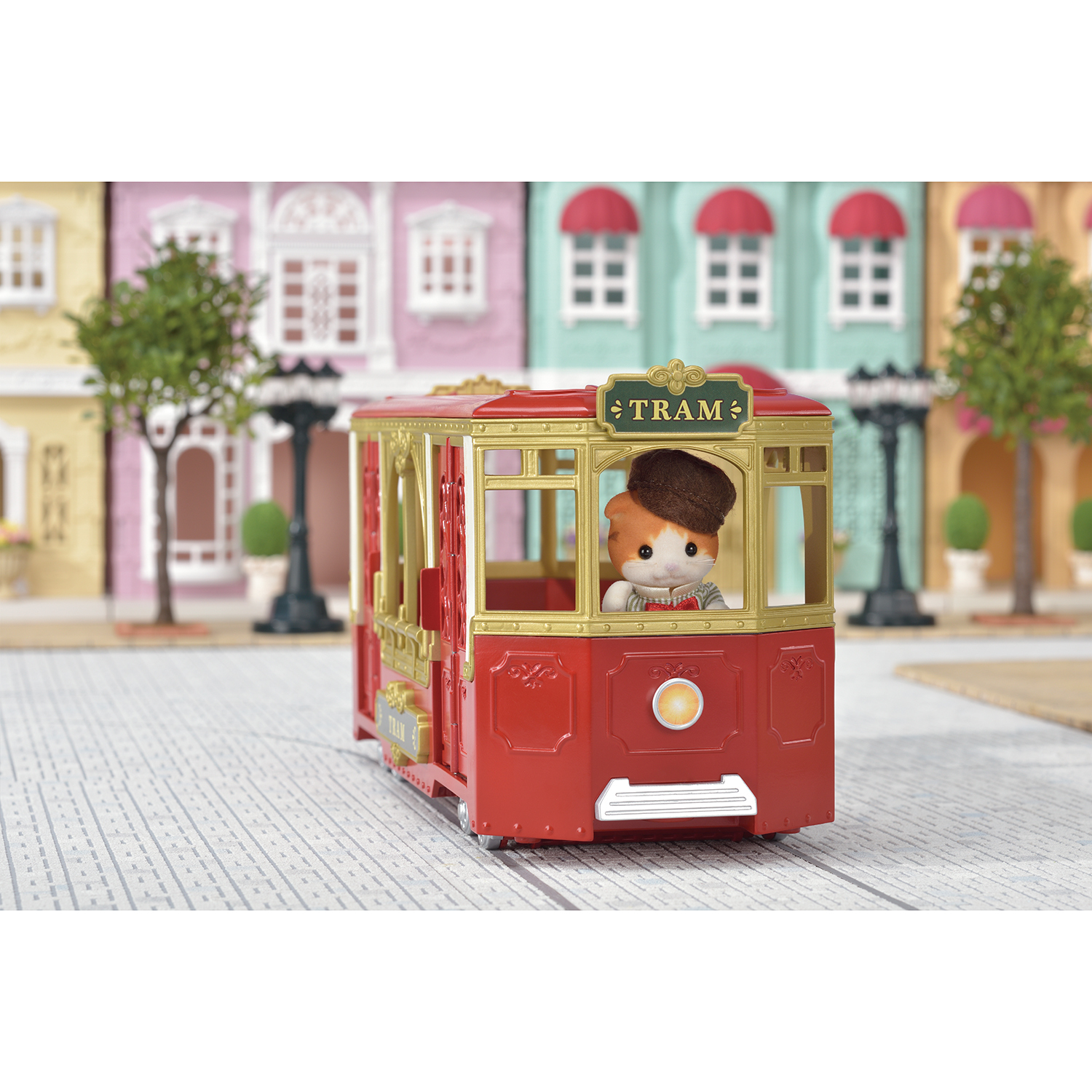 Набор SYLVANIAN FAMILIES TOWN Series Городской трамвай - фото 23