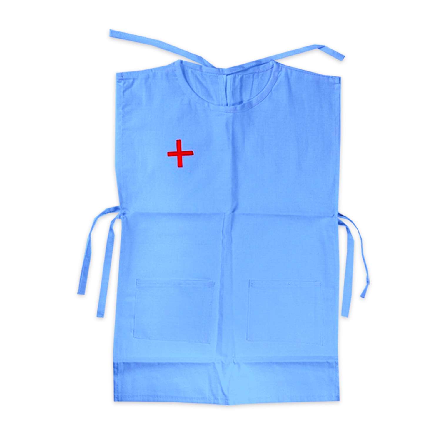 Костюм Тутси игровой набор Докторёнок голубой фартук колпак сумочка 802-2022 - фото 2