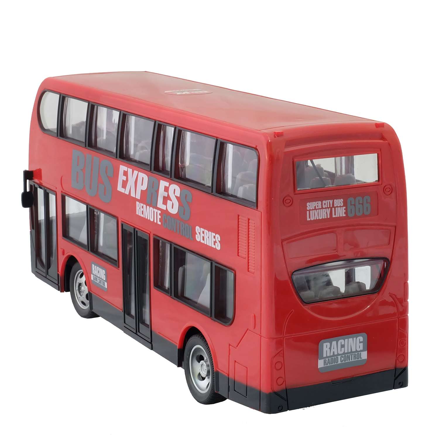 Автобус HK Industries РУ 2этажный Красный 666-691A - фото 4