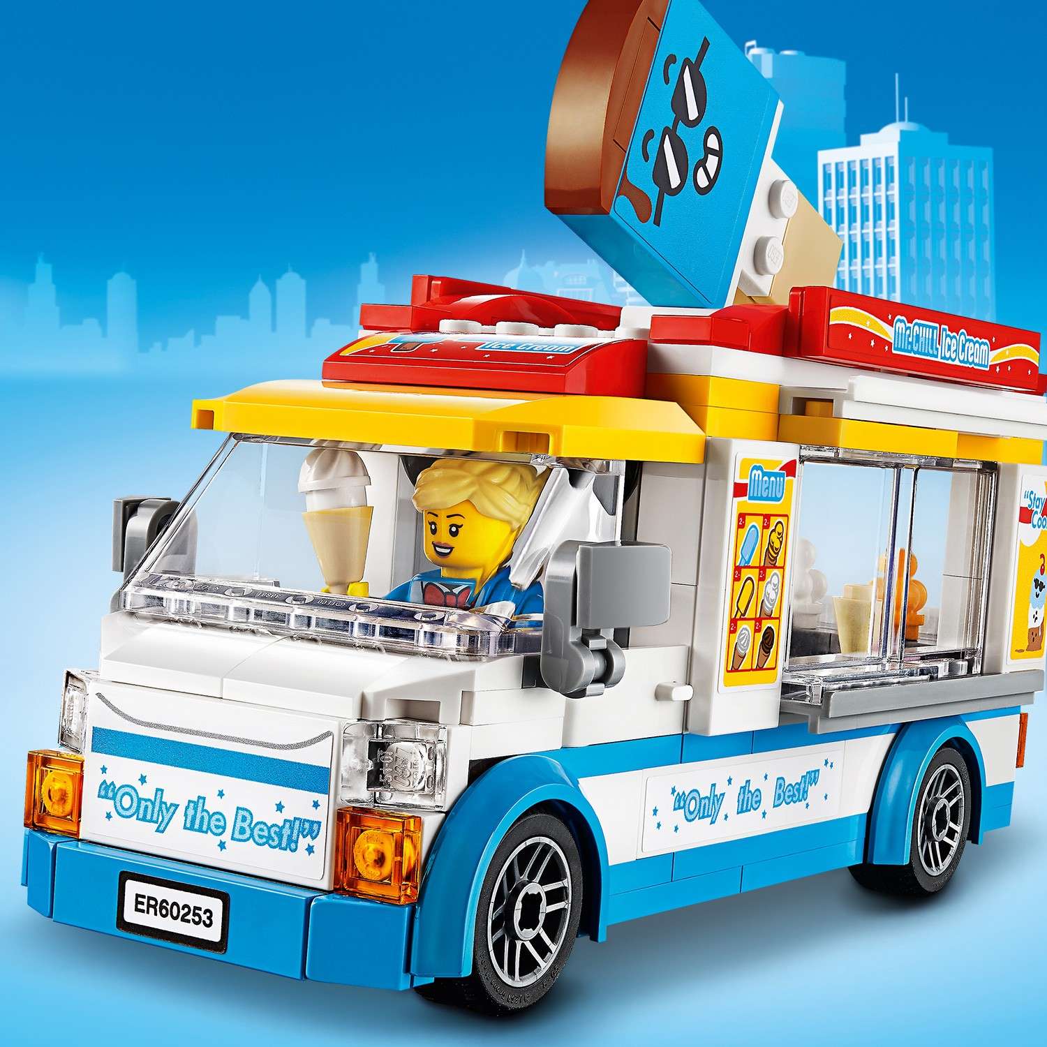 Конструктор LEGO City Great Vehicles Грузовик мороженщика 60253 - фото 13