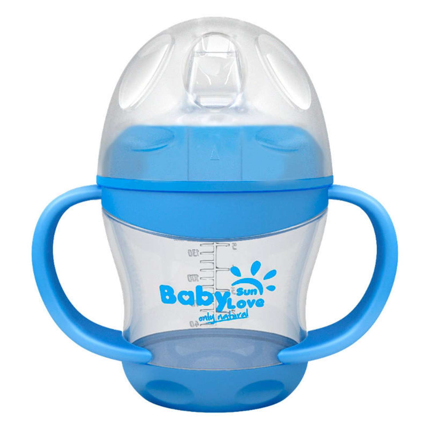 Чашка-непроливайка Baby Sun Care 160 мл Синяя - фото 1
