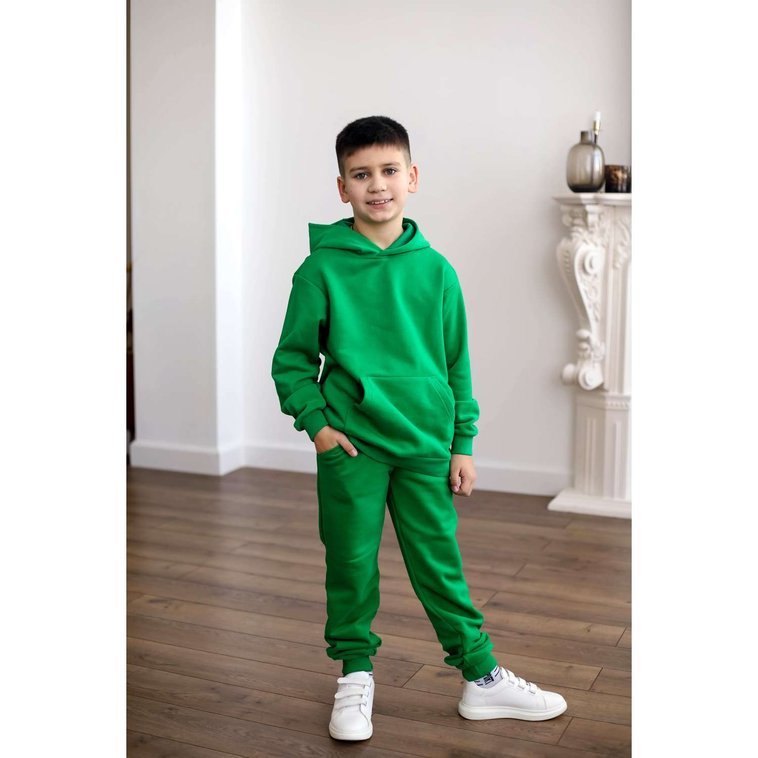 Спортивный костюм Агапэ 8007_травяной зеленый - фото 1